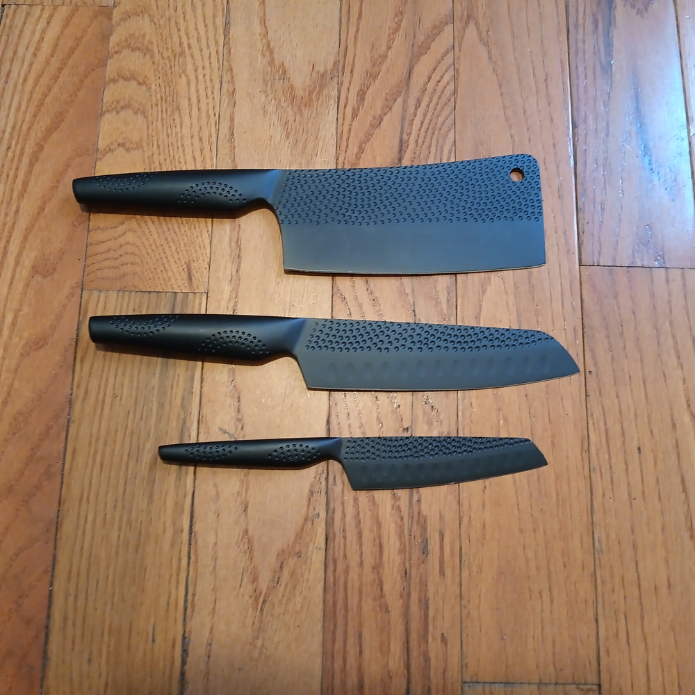 Black Kitchen Knife Set